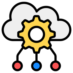 Cloud Network Configuration  Icon