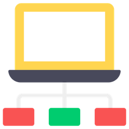 Client-Server-Hosting  Symbol