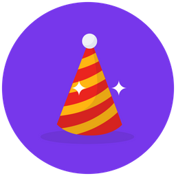 Birthday Cap  Icon