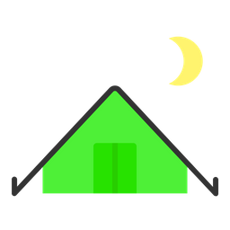 Acampamento  Ícone