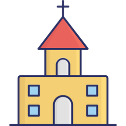 Chapel Christian Building Church Icon
