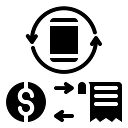 Bargeldlos  Symbol