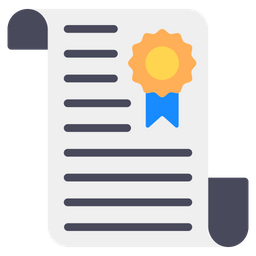 Certificate  Icon