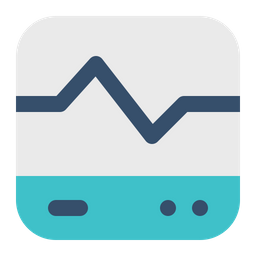Máquina Cardiográfica  Ícone