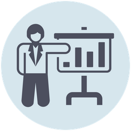 Analytics Presentation  Icon