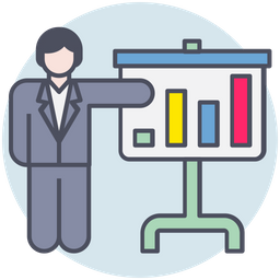 Analytics Presentation  Icon