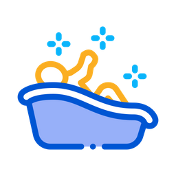 Child Bathing  Icon