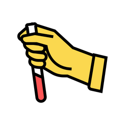 Holding test tube  Icon