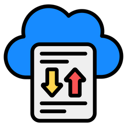 Cloud-Datenübertragung  Symbol