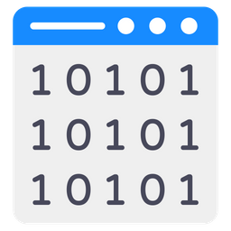 Binary Interface  Icon