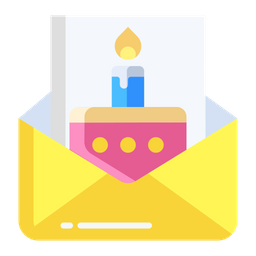 Birthday Card  Icon