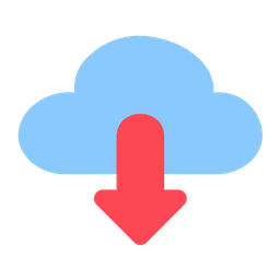 Cloud-Download  Symbol