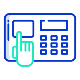 Biometrischer Scanner  Symbol