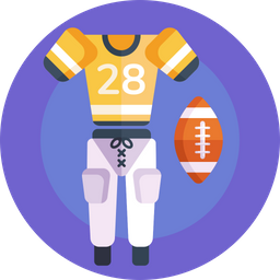 American football gear  Icon