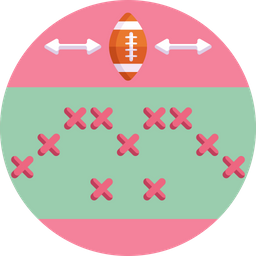 Amerikanischer Fußball  Symbol