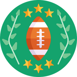 Amerikanischer Fußballball  Symbol