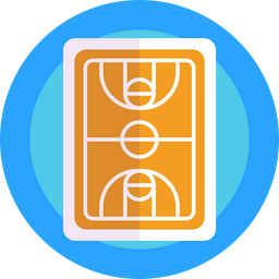 Basketball Platz  Symbol