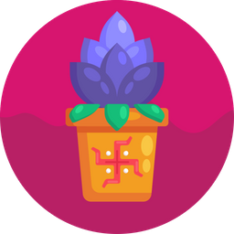 Diwali flower pot  Icon