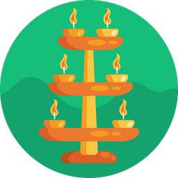 Diwali lamps  Icon