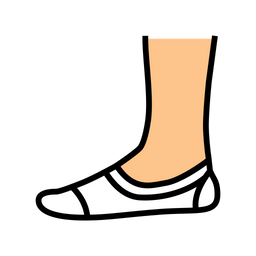 Invisible sock  Icon