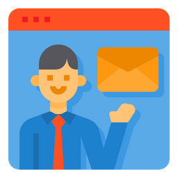 Employee Recruitment Mail  Icon