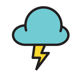 Cloud Lightning  Icon