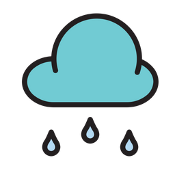 Cloud Rain  Icon