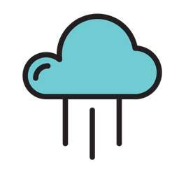 Cloud Rain  Icon