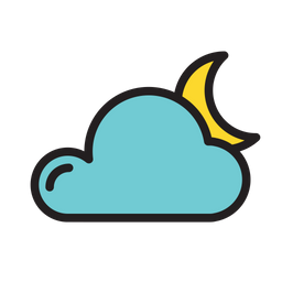 Cloudy Night  Icon