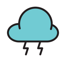 Cloud Lightning  Icon