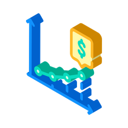 Wachsende Grafik  Symbol