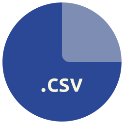 CSV  Icône