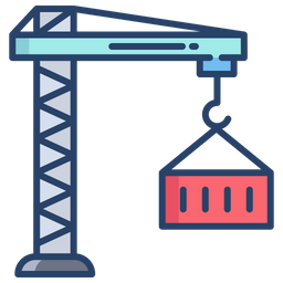 컨테이너 크레인  아이콘