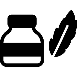 Tintenfass  Symbol