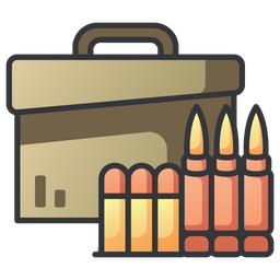 Military Bullet Ammunition Icon