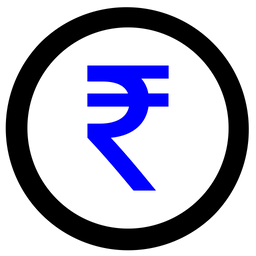 Rupia india  Icono