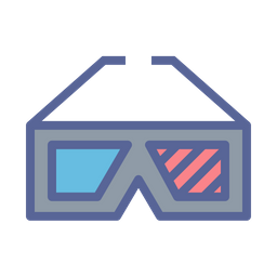 3 D Glasses  Icon