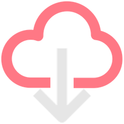 Baixar armazenamento em nuvem  Ícone