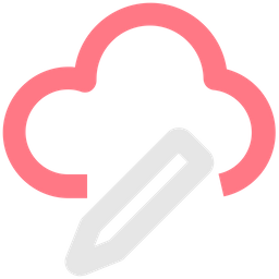 Cloud-Speicher bearbeiten  Symbol