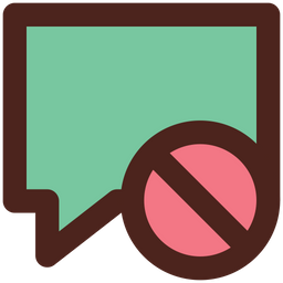 Ban Message  Icon