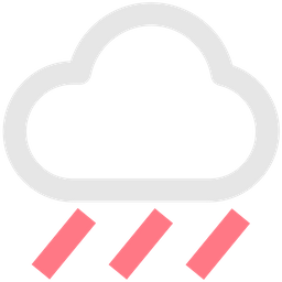 Cloud Rain  Icon