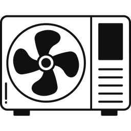 Klimaanlage im Freien  Symbol