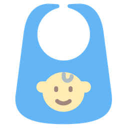 Baby-Lätzchen  Symbol