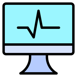 Cardiogram Machine  Icon