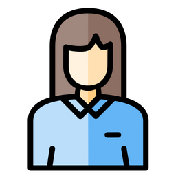 Female Student  Icon