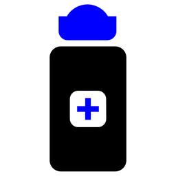 Frasco de remédios  Ícone