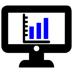 Gráfico de barras  Ícone