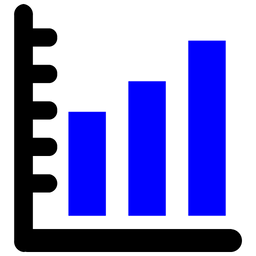 Gráfico de barras  Ícone