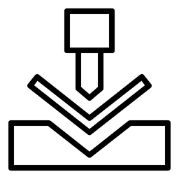 Metallbiegen  Symbol