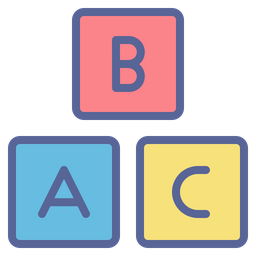 Abc block  Icon